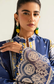 Qalamkar - Qprints by Qalamkar'25 Printed Lawn Suits Unstitched 3 Piece - Summer Collection - aubranz.com