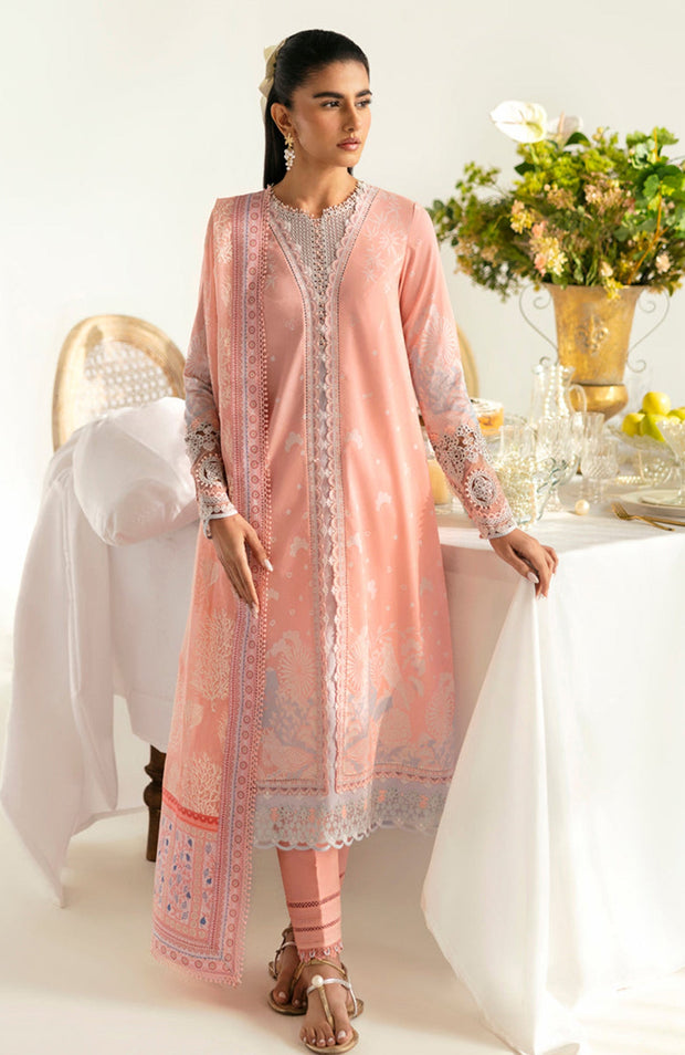 Qalamkar - Qprints by Qalamkar'25 Printed Lawn Suits Unstitched 3 Piece - Summer Collection - aubranz.com