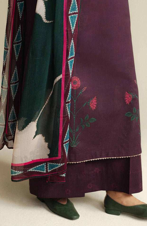 Zara_Shahjahan - Coco Prints'25 Vol-4 by Zara Shahjahan Printed Lawn Suits Unstitched 3 Piece - Summer Collection - aubranz.com