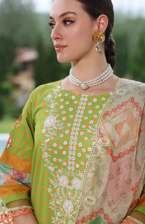 Charizma - Sheen Lawn'25 By Charizma Embroidered Suits Unstitched 3 Piece - Summer Collection - aubranz.com