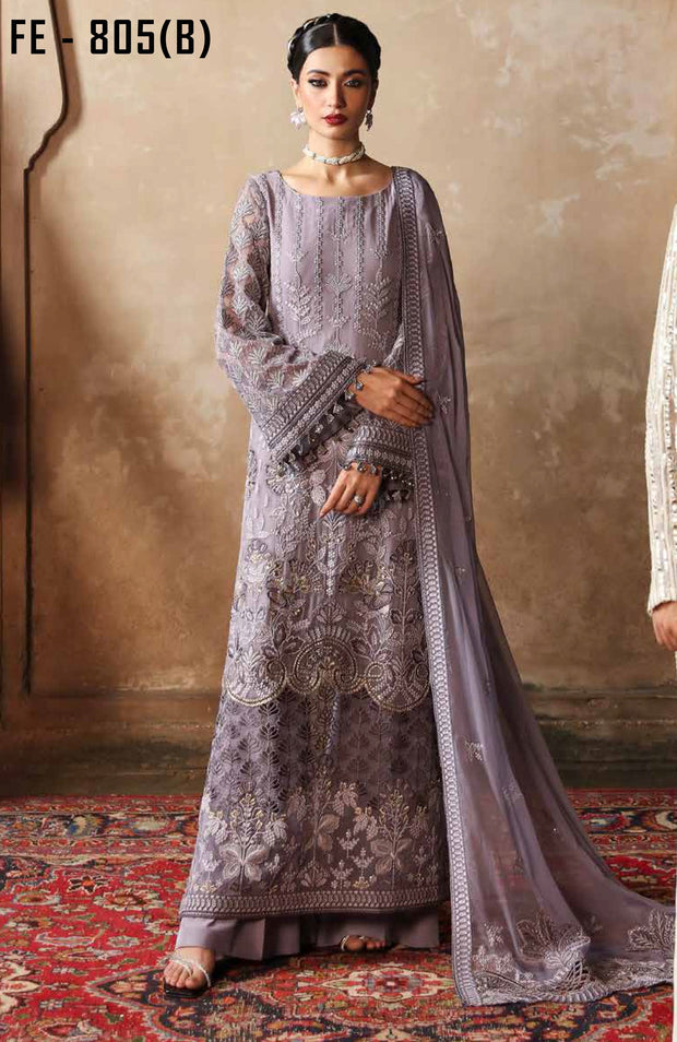 Flossie - Mehak Formals'24 By Flossia Unstitched 3 Piece Wedding formal Collection - aubranz.com