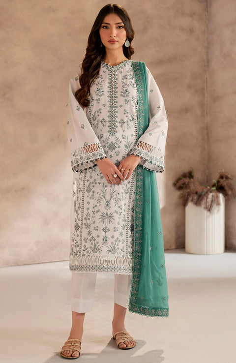 Zarif - Zarif Lawn'25 Embroidered Suits Unstitched 3 Piece - Summer Collection - aubranz.com