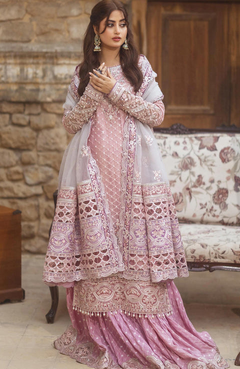 Serene - Sajal Bridal Edit'24 by Serene Unstitched 3 Piece Wedding Collection - aubranz.com
