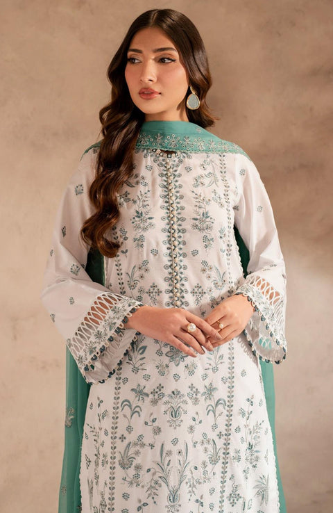 Zarif - Zarif Lawn'25 Embroidered Suits Unstitched 3 Piece - Summer Collection - aubranz.com
