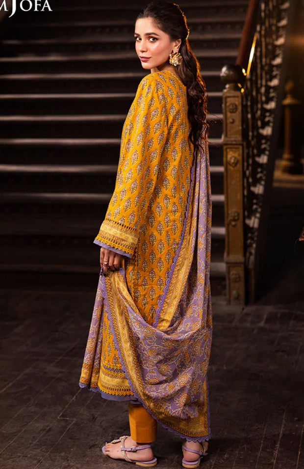 Asimjofa - Asim Jofa Lawn'25 Printed Suits Unstitched 3 Piece - Summer Collection - aubranz.com