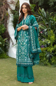 Sobia_Nazir - Sobia Nazir Luxury Lawn'25 Embroidered Suits Unstitched 3 Piece - Summer Collection - aubranz.com