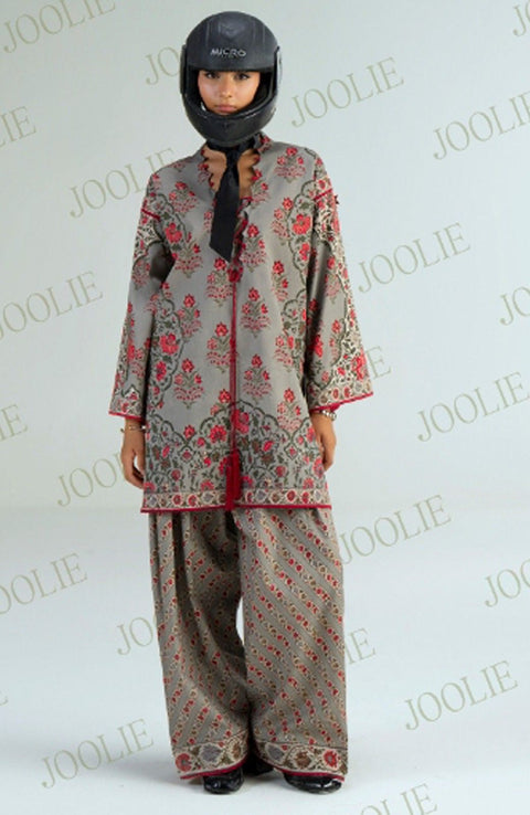 Saira_Rizwan - Joolie Prints Collecetion'25 By Saira Rizwan Printed Lawn Suit Unstitched 3 Piece - Summer Collection - aubranz.com