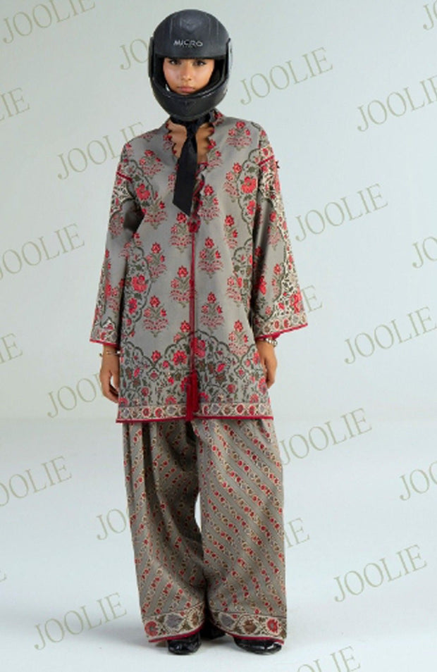 Saira_Rizwan - Joolie Prints Collecetion'25 By Saira Rizwan Printed Lawn Suit Unstitched 3 Piece - Summer Collection - aubranz.com