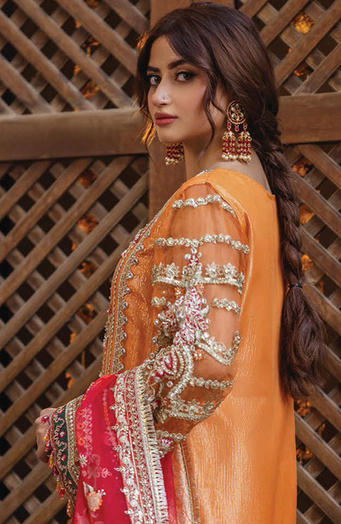 Serene - Sajal Bridal Edit'24 by Serene Unstitched 3 Piece Wedding Collection - aubranz.com