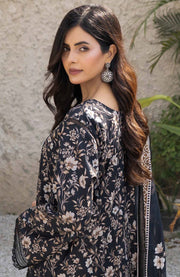 Firdous - RESHAM CAMBRIC BY FIRDOUS PRINTED SUITS UNSTITCHED 3 PIECE - WINTER COLLECTION - aubranz.com