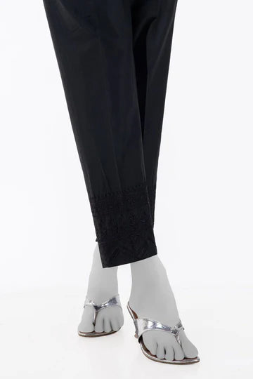 LAWN BLACK TROUSER - J. JUNAID JAMSHED &nbsp;SKU#TROUSER14 aubranz.com