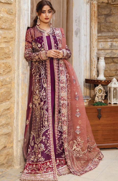 Serene - Sajal Bridal Edit'24 by Serene Unstitched 3 Piece Wedding Collection - aubranz.com