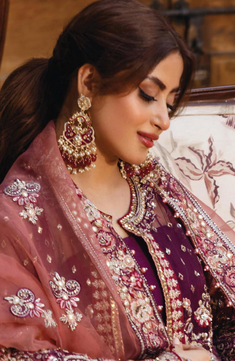 Serene - Sajal Bridal Edit'24 by Serene Unstitched 3 Piece Wedding Collection - aubranz.com