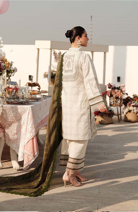 Zarqash - Luxe Lawn By Zarqash'24 Unstitched 3 Piece Summer Collection - aubranz.com