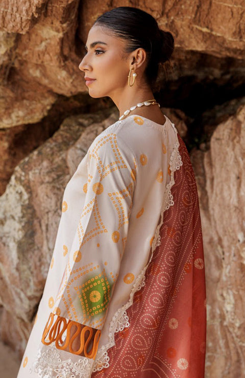 Charizma - Sheen Lawn'25 By Charizma Embroidered Suits Unstitched 3 Piece - Summer Collection - aubranz.com