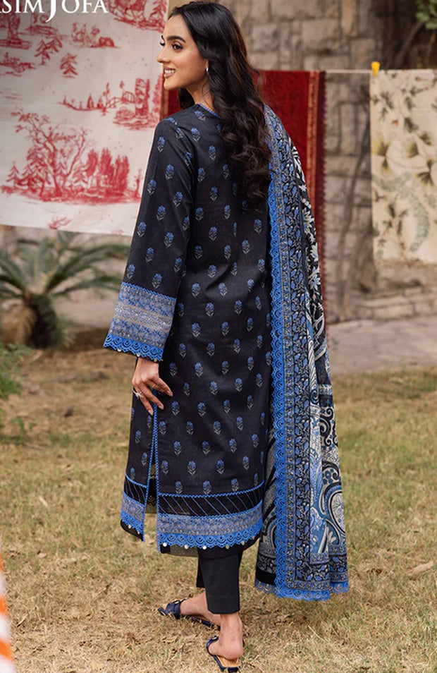 Asimjofa - Asim Jofa Lawn'25 Printed Suits Unstitched 3 Piece - Summer Collection - aubranz.com