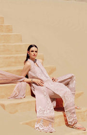 Sadiaasad - Noor Eid Handwork Laserkari'24 By Saadia Asad Lawn Suit Unstitched 3 Piece Summer Collection - aubranz.com
