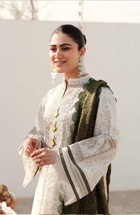 Zarqash - Luxe Lawn By Zarqash'24 Unstitched 3 Piece Summer Collection - aubranz.com