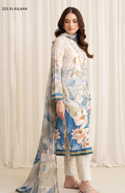 Zarif - Prints by Zarif Georgette Silk'24 Unstitched 3 Piece - WINTER COLLECTION - aubranz.com