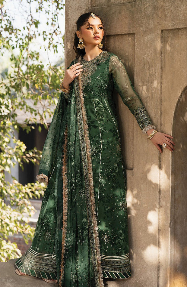 Xenia - Rumi Luxe'25 By Xenia Embroidered Chiffon Suit Unstitched 3 piece - Formal Collection - aubranz.com