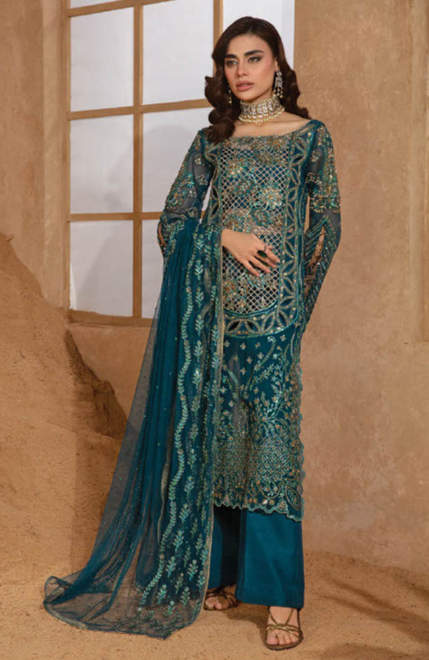 Rangrasiya - Chatoyer By Rang Rasiya Embroidered Suit Unstitched 4 Piece - aubranz.com