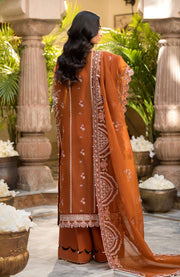 Elaf - Celebrations by Elaf Embroidered Organza Suit Unstitched 4 Piece - Formal Collection - aubranz.com