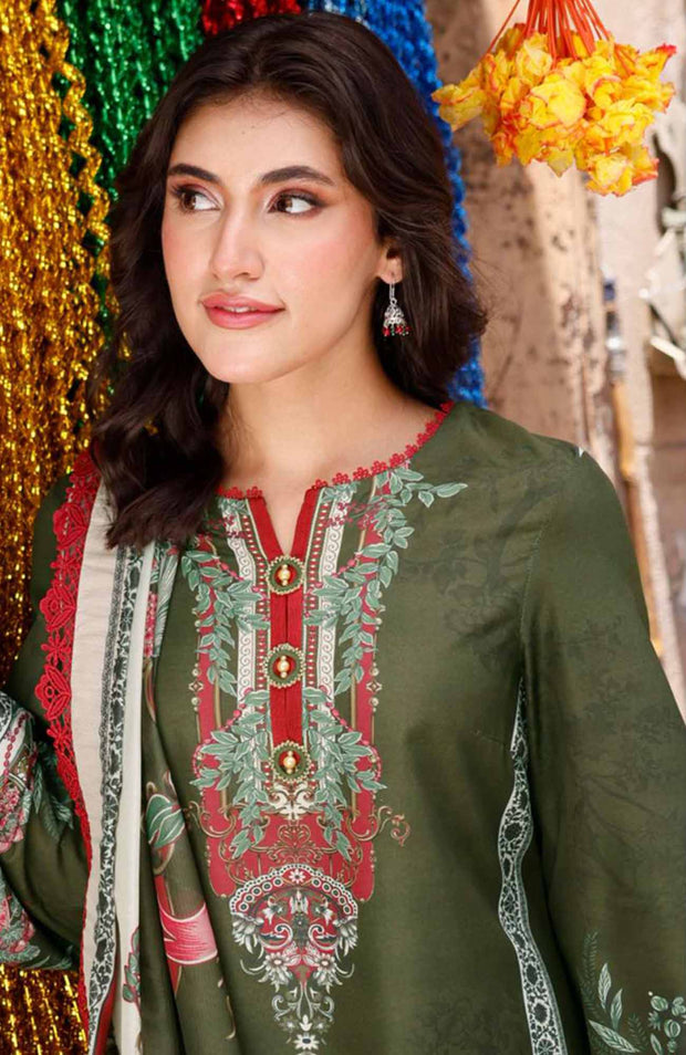 Baagh e Banaras Asim Jofa Arabic Lawn Collection 2024 SKU#52