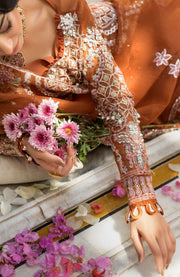 Elaf - Celebrations by Elaf Embroidered Organza Suit Unstitched 4 Piece - Formal Collection - aubranz.com