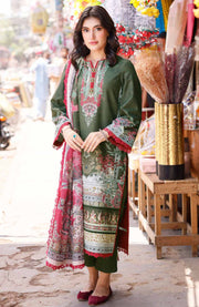 Baagh e Banaras Asim Jofa Arabic Lawn Collection 2024 SKU#52