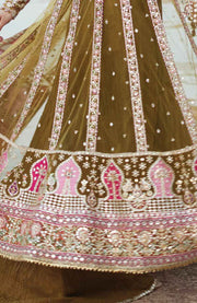 Qalamkar - Qalamkar shadmani raw silk'24 embroidered suits unstitched 3 piece - festive collection - aubranz.com