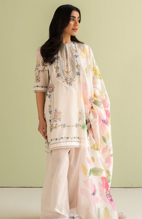 Zara_Shahjahan - Coco Prints'25 by Zara Shahjahan Printed Lawn Suit Unstitched 3 Piece - Summer Collection - aubranz.com