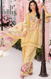 Mariab - MPrint Eid Edit'25 By Maria B Embroidered Lawn Suits Unstitched 3 Piece - Summer Collection - aubranz.com