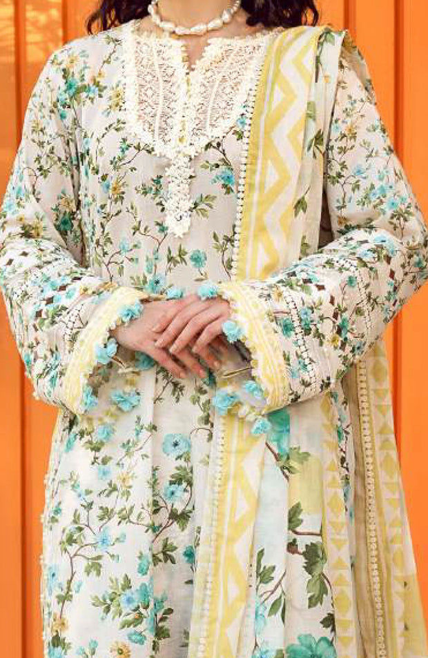 Elaf - Elaf Prints'25 Printed Lawn Suits Unstitched 3 Piece - Summer Collection - aubranz.com