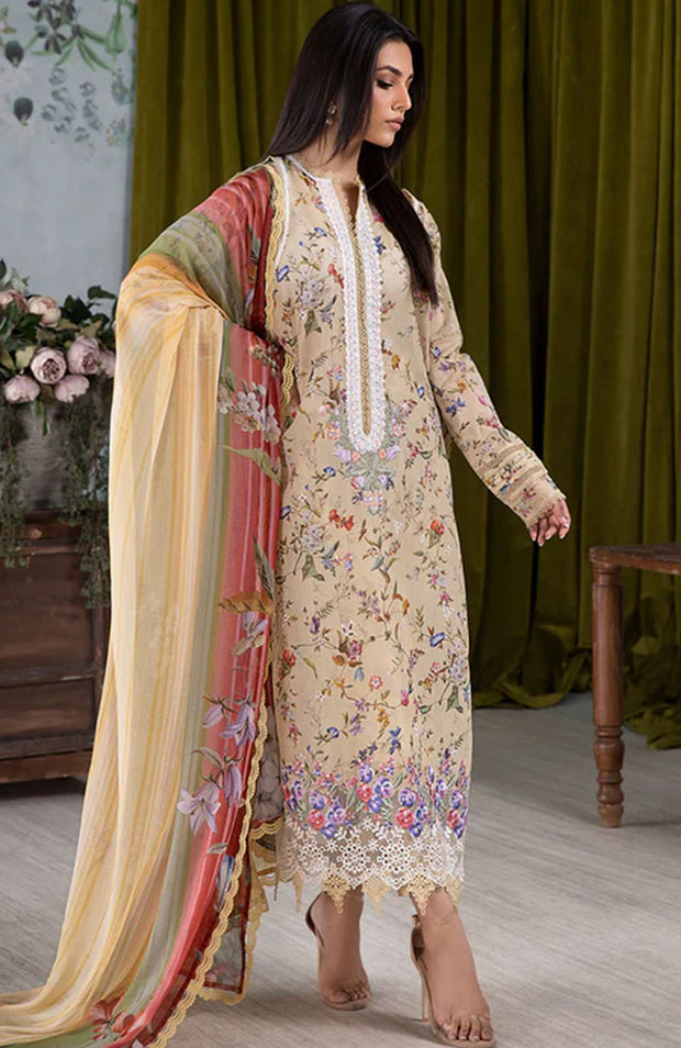 Sobia_Nazir - Sobia Nazir Vital'25 Vol 2 Embroidered Lawn Suits Unstitched 3 Piece - Summer Collection - aubranz.com