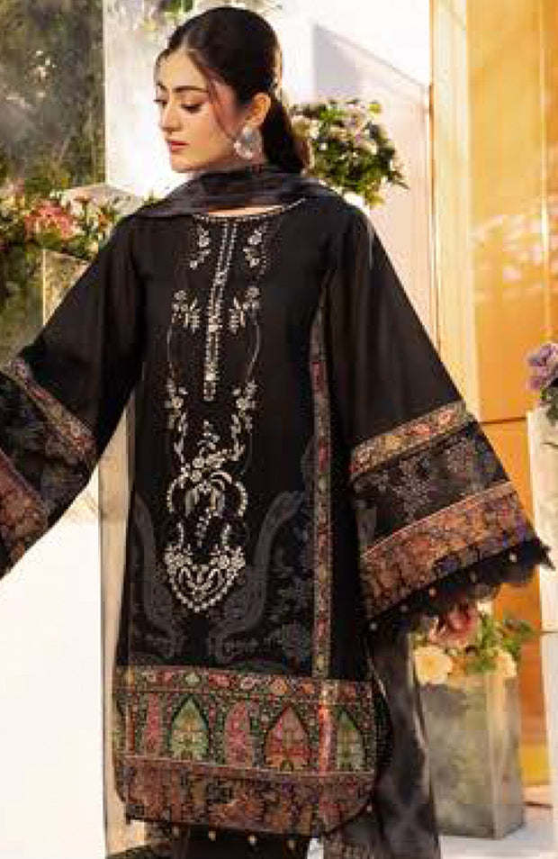 Mariab - Maria B M Basic Vol-1 Printed Lawn Suits Unstitched 3 Piece - Summer Collection - aubranz.com