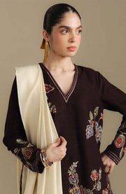 Zara_Shahjahan - COCO WINTER'25 BY ZARA SHAHJAHAN EMBROIDERED KHADDAR SUITS UNSTITCHED 3 PIECE - WINTER COLLECTION - aubranz.com