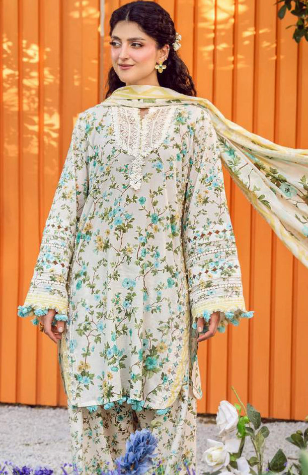 Elaf - Elaf Prints'25 Printed Lawn Suits Unstitched 3 Piece - Summer Collection - aubranz.com
