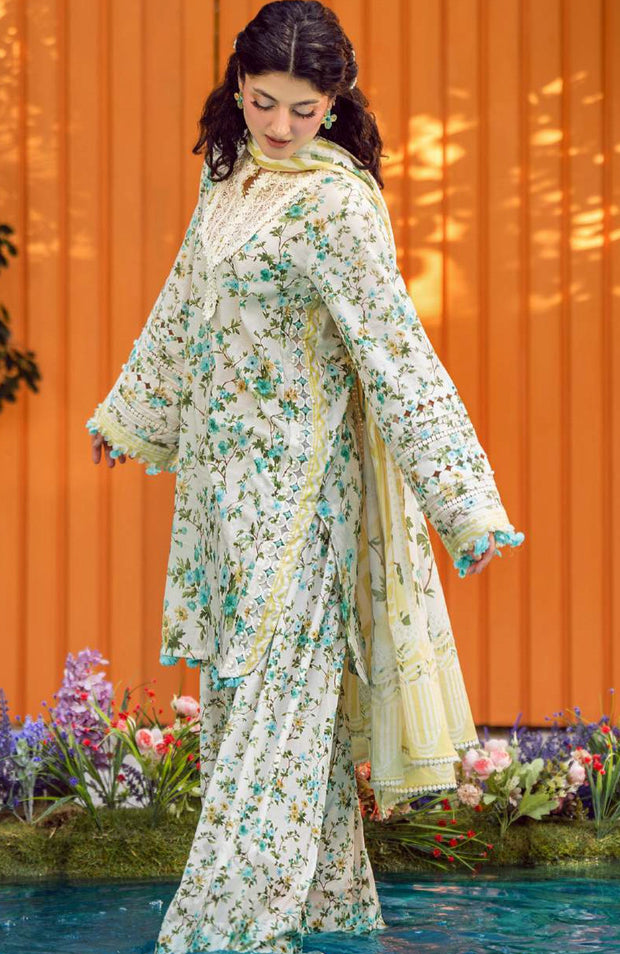 Elaf - Elaf Prints'25 Printed Lawn Suits Unstitched 3 Piece - Summer Collection - aubranz.com