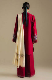 Zara_Shahjahan - COCO WINTER'25 BY ZARA SHAHJAHAN EMBROIDERED KHADDAR SUITS UNSTITCHED 3 PIECE - WINTER COLLECTION - aubranz.com