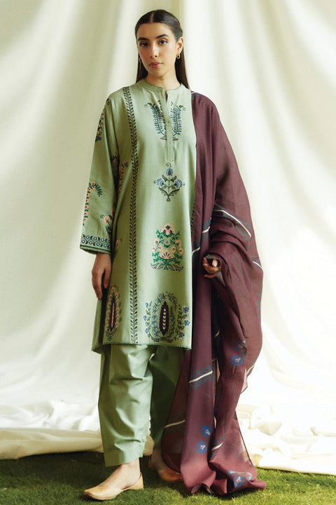 Zara_Shahjahan - COCO WINTER COLLECTION'24 BY ZARA SHAHJAHAN 3 PIECE UNSTITCHED WINTER COLLECTION - aubranz.com