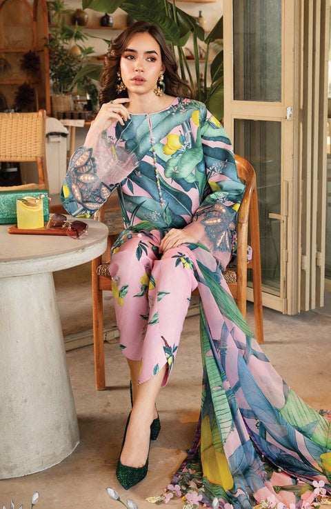 Mariab - Mprints By Maria B Embroidered Lawn Suits Unstitched 3 Piece - Summer Collection - aubranz.com