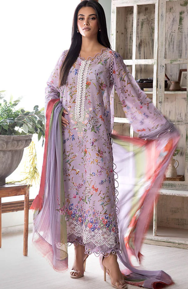 Sobia_Nazir - Sobia Nazir Vital'25 Vol 2 Embroidered Lawn Suits Unstitched 3 Piece - Summer Collection - aubranz.com