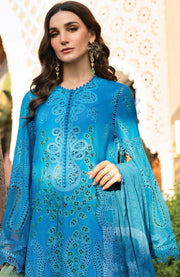 Mariab - Maria B Voyage a'Luxe x Morocco Luxury Lawn'25 Embroidered Suits Unstitched 3 Piece - Summer Collection - aubranz.com
