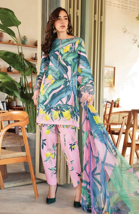 Mariab - Mprints By Maria B Embroidered Lawn Suits Unstitched 3 Piece - Summer Collection - aubranz.com