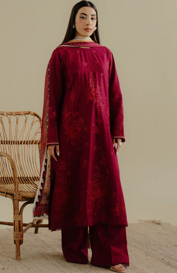 Zara_Shahjahan - Coco Lawn Drop Two'25 By Zara Shahjahan Embroidered Lawn Suits Unstitched 3 Piece - Summer Collection - aubranz.com