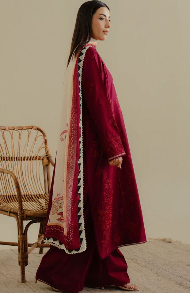 Zara_Shahjahan - Coco Lawn Drop Two'25 By Zara Shahjahan Embroidered Lawn Suits Unstitched 3 Piece - Summer Collection - aubranz.com