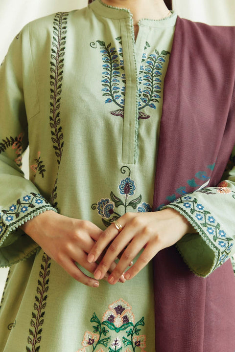 Zara_Shahjahan - COCO WINTER COLLECTION'24 BY ZARA SHAHJAHAN 3 PIECE UNSTITCHED WINTER COLLECTION - aubranz.com