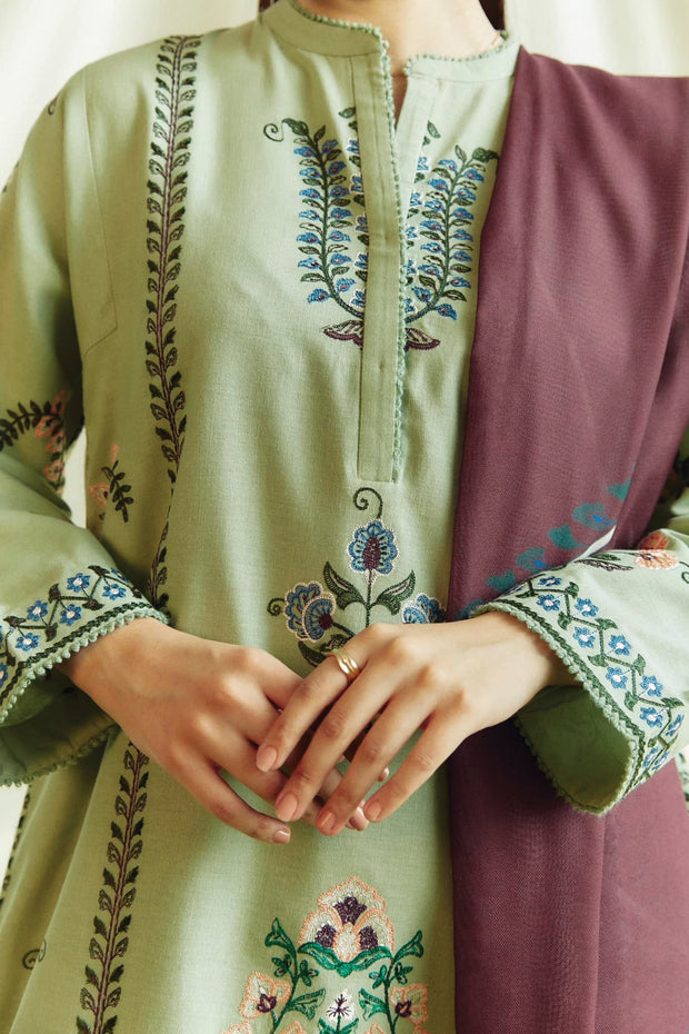 Zara_Shahjahan - COCO WINTER COLLECTION'24 BY ZARA SHAHJAHAN 3 PIECE UNSTITCHED WINTER COLLECTION - aubranz.com