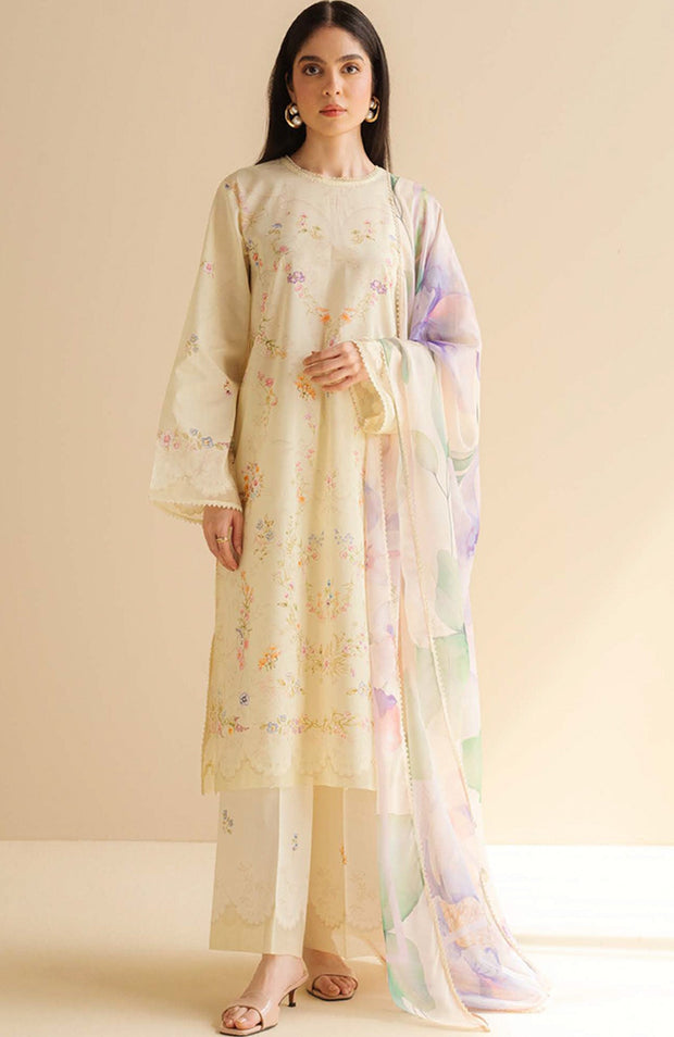 Zara_Shahjahan - Coco Prints Lawn'25 By Zara Shahjahan Printed Lawn suits unstitched 3 piece - Summer Collection - aubranz.com