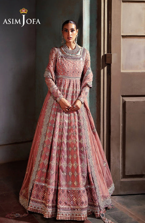 Asimjofa - Bekhudi by Asim Jofa Embroidered Suit Unstitched 3 Piece - Formal Collection - aubranz.com